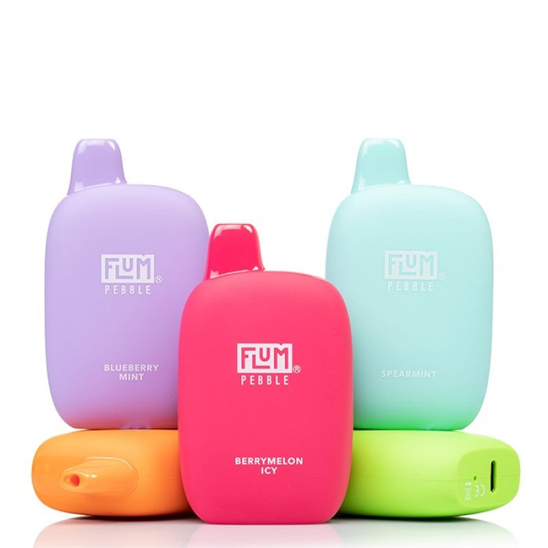 flum vape no nicotine Pebble - 6000 Puff Disposable Flavor:GUAVA CITRUS Lighting HQD Premium Salt Blueberry