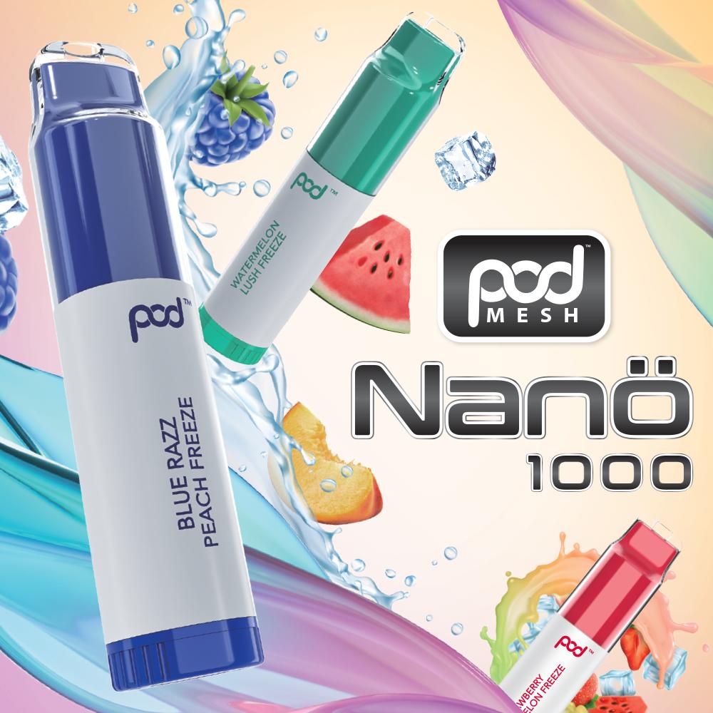 pod mesh vape Nano Flavours:Pistachio Tobacco - 5% long-battery Inside the Vaper's Den: