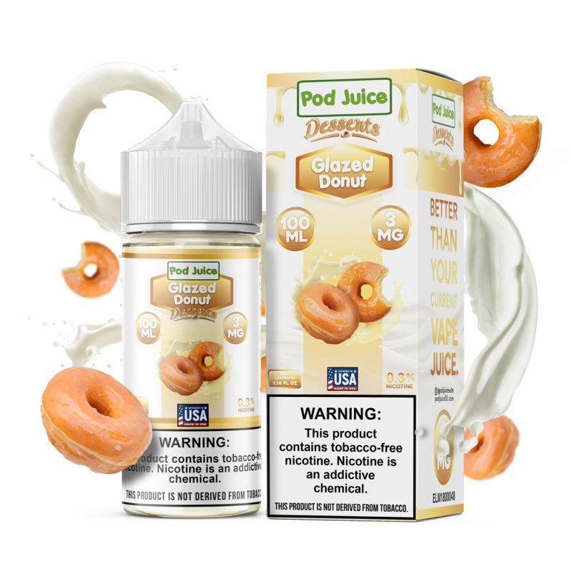 POD JUICE GLAZED DONUT 100ML ASSET PHOTO
