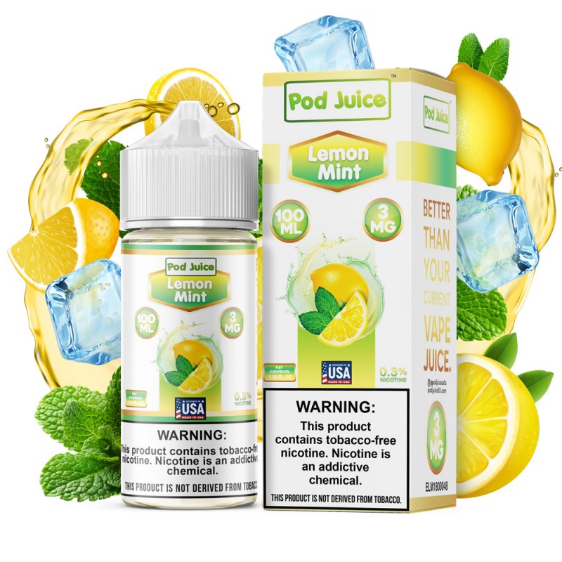 what is freebase vape juice Pod Nicotine - Lemon Mint Housing Color:White Blu Bar Vape Kit Size_1ml