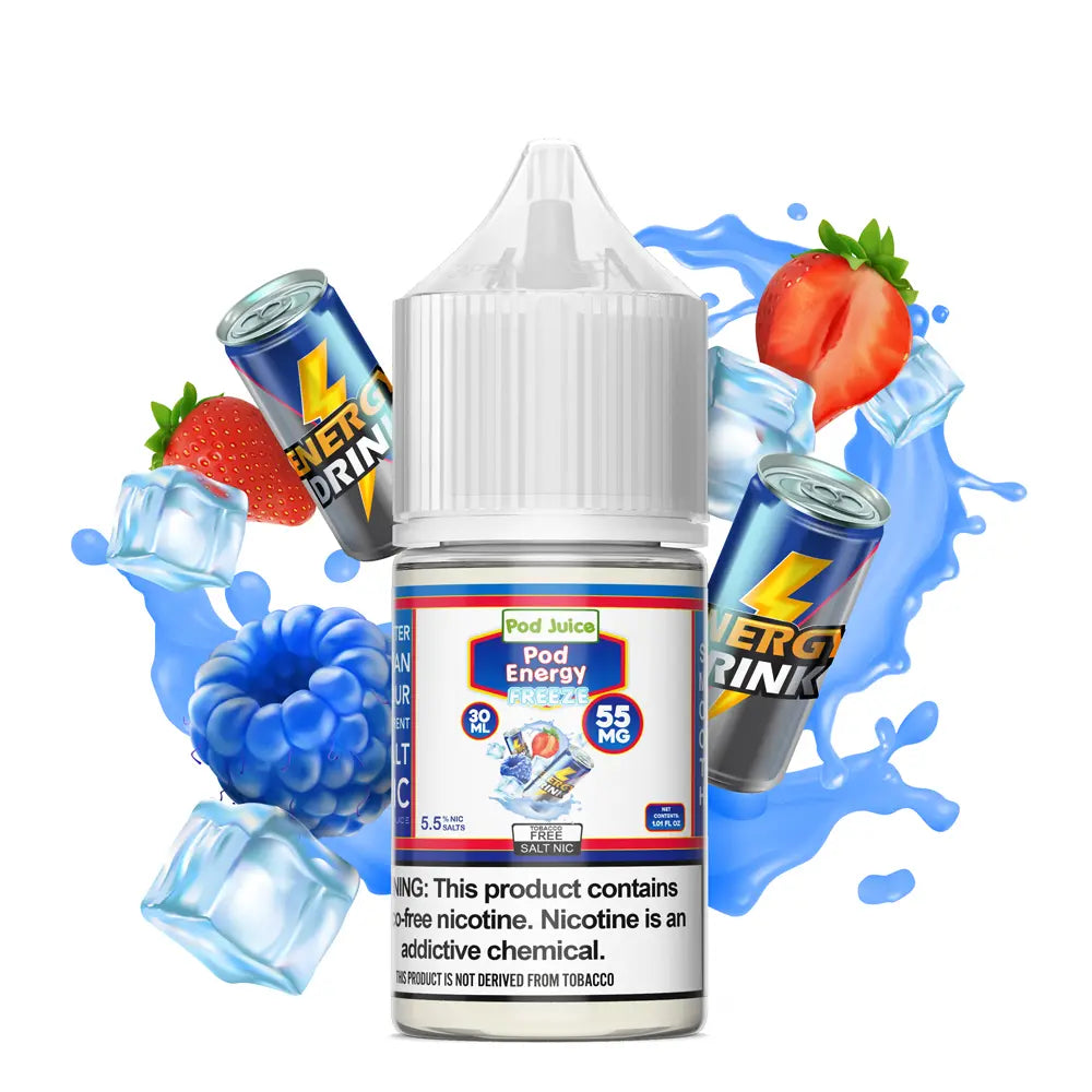 pod energy vape juice TFN Salt Nic - Pod | 30ml French Vanilla FLAVORS:MINT ICE HQD - Cuvie Plus