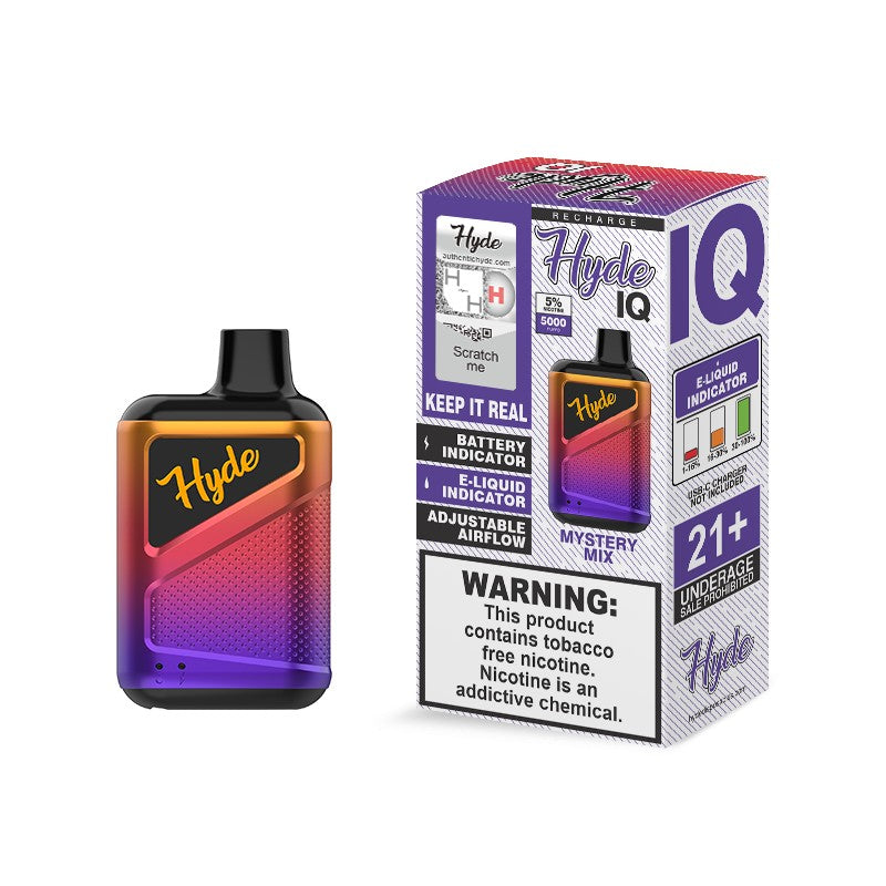 HYDE IQ MYSTERY MIX 5000 PUFF DISPOSABLE DEVICE | PRICE POINT NY