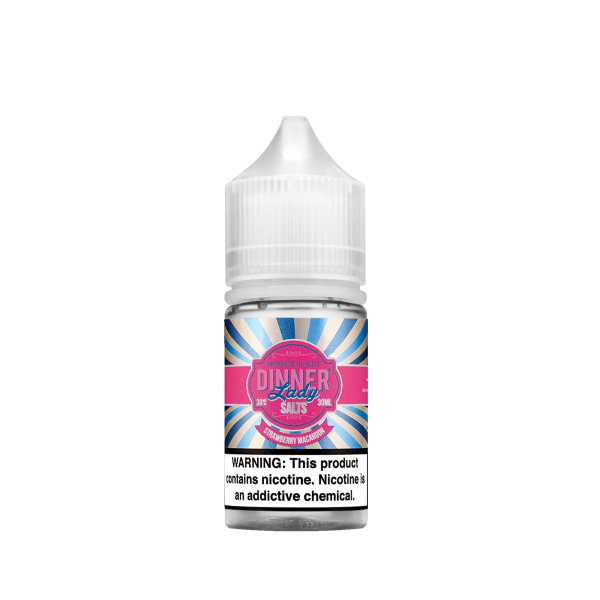 DINNER LADY SALT NICOTINE 30ML/30MG LIQUID - STRAWBERRY MACAROON | PRICE POINT NY
