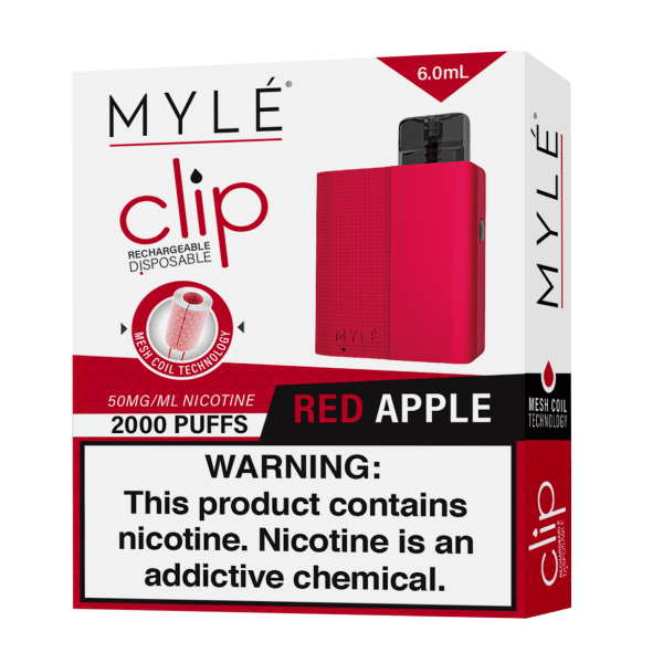 MYLE MINI CLIP RED APPLE | PRICE POINT NY
