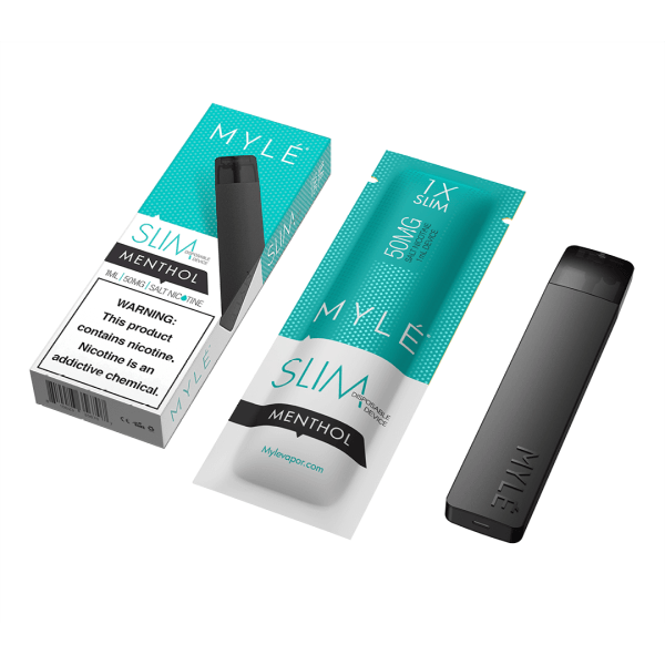 MYLE Slim Menthol Product Spread | Price Point NY