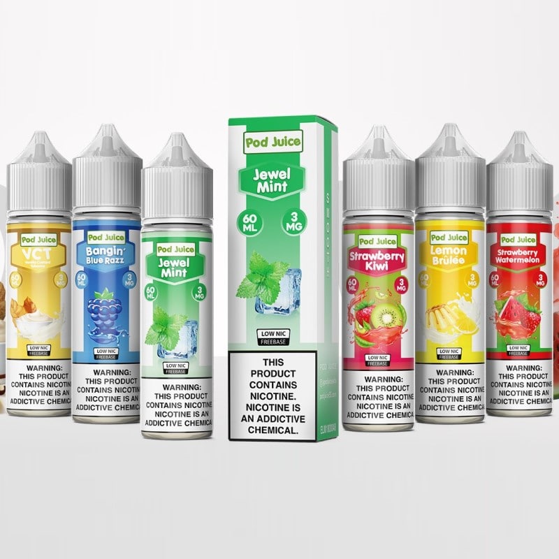 Pod Juice 55 Freebase Eliquids