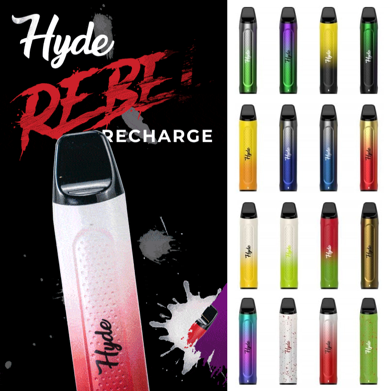 hyde rebel vape RECHARGE – Price Point NY 000 Puffs Disposable Get STNR Delta-8 Disposable FLAVORS:RASPBERRY GRAPE - GUAVA