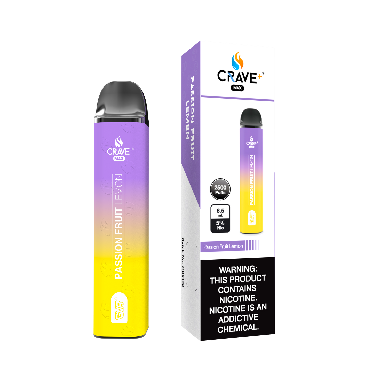 Crave Max 2500 - Passion Fruit Lemon