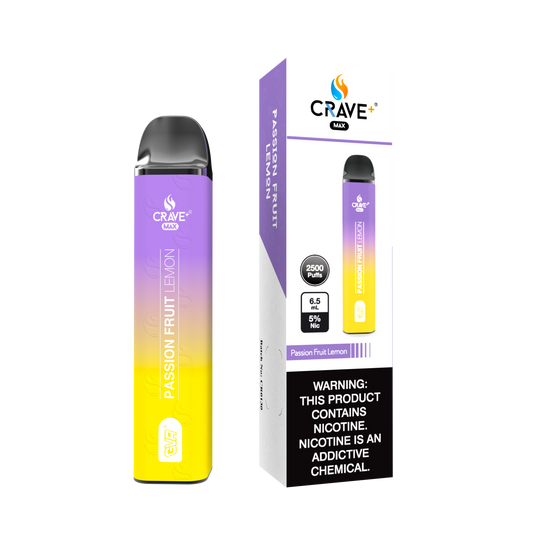 Crave Max 2500 - Passion Fruit Lemon