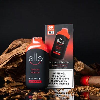 ELLO PLUS HAVANA TOBACCO 6000 PUFF | PRICE POINT NY