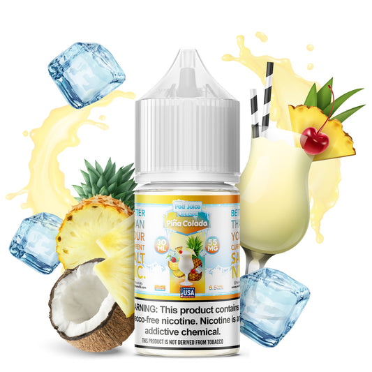 Pod Juice TFN Salt Nic - Pina Colada Freeze (30ml)