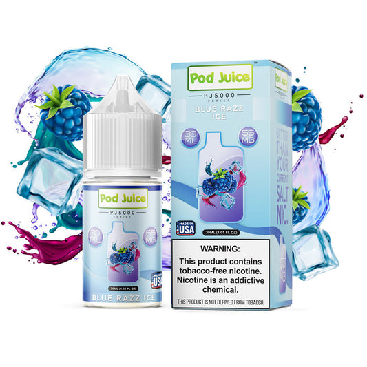 Pod Juice PJ5000 - Blue Razz Ice | 30ml