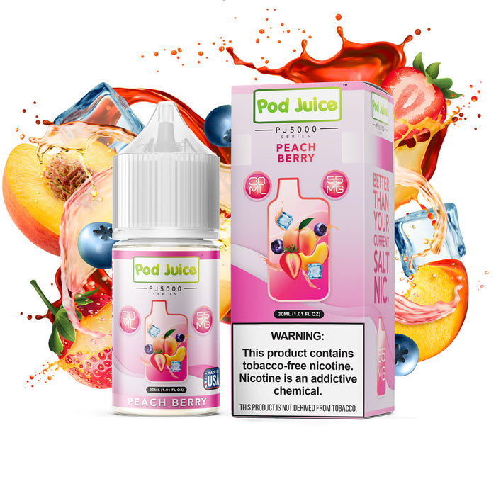 Pod Juice PJ5000 - Peach Berry | 30ml