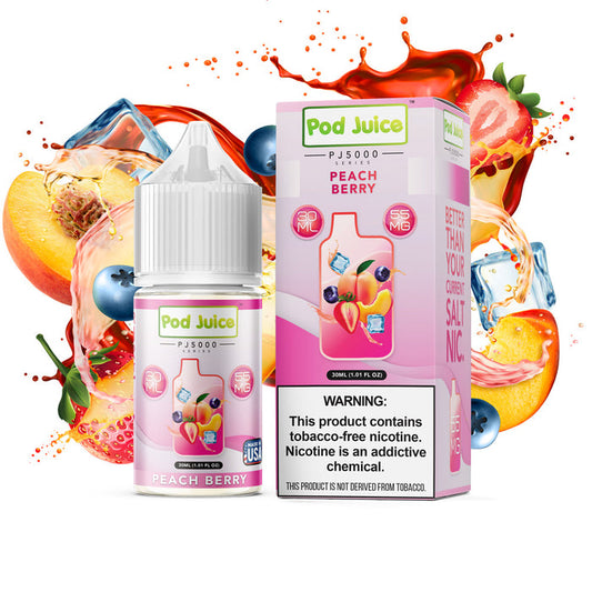 Pod Juice PJ5000 - Peach Berry | 30ml