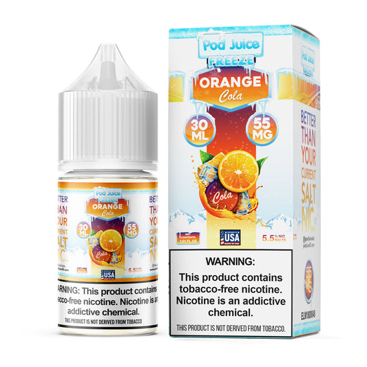 Pod Juice TFN Salt Nic - Orange Cola Freeze | 30ml