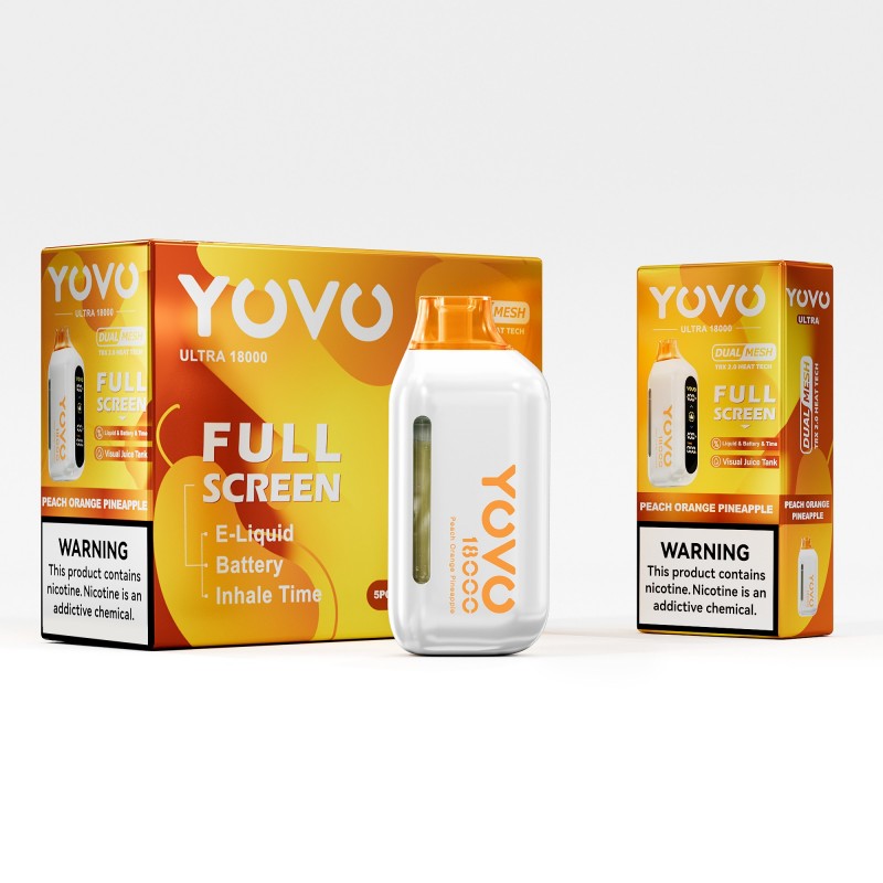 YOVO Ultra 18000 - Peach Orange Pineapple