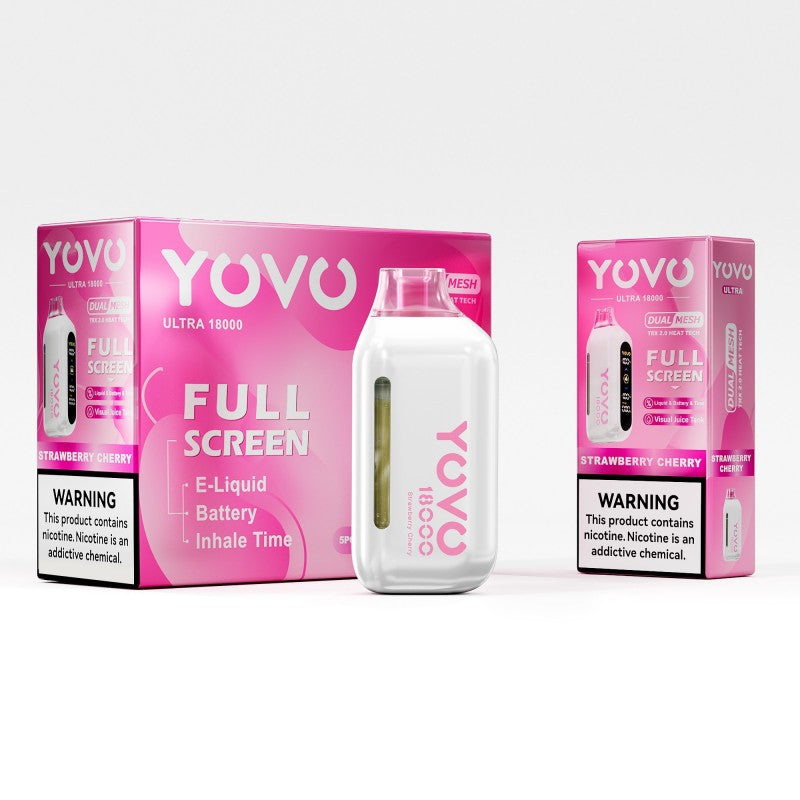 YOVO Ultra 18000 - Strawberry Cherry