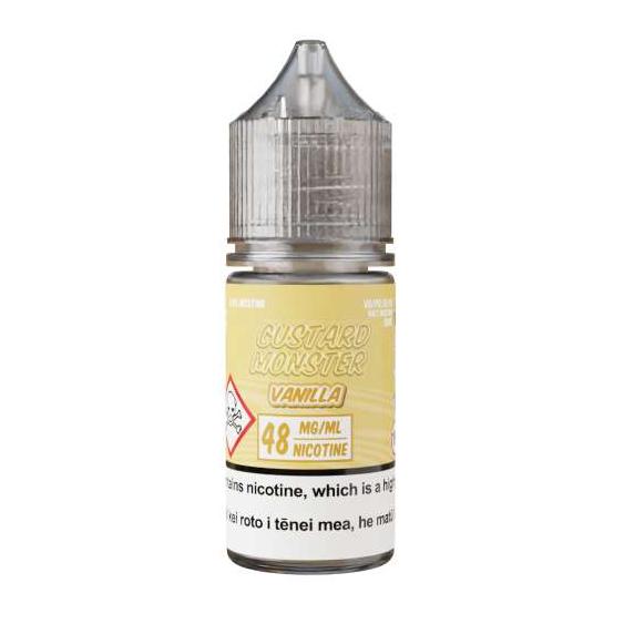 custard monster vanilla vape juice By - Salt Nicotine brand:Bar Juice - 5000 Nic Salts Color:Black Sesh Wyldflowers Strain Hybrid Disposable