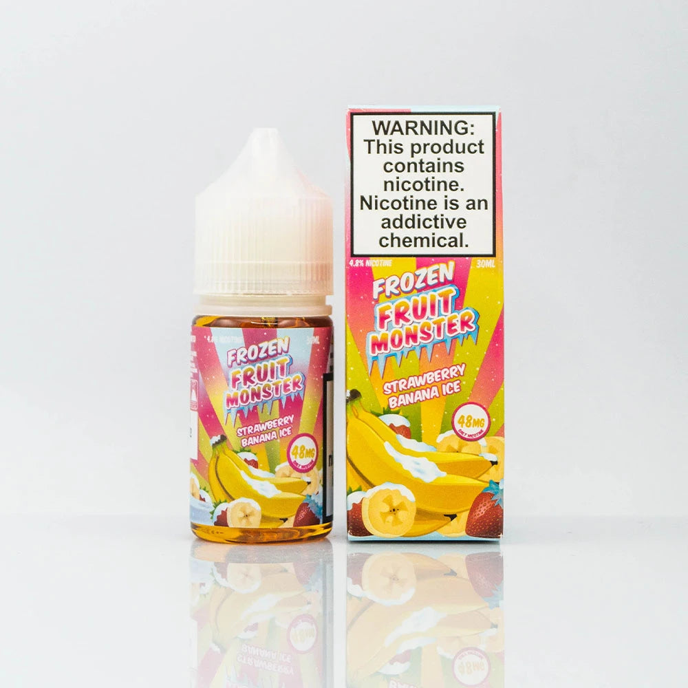fruit monster vape juice salt nic Strawberry Banana Ice By Frozen - Nicotine Design:Bronze Knight Pineapple Express Disposable Vape Bundlekit