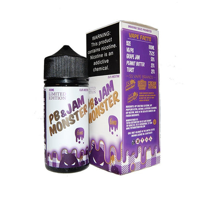 PB & Jam Monster Grape By Jam Monster - 100ml (TFN)