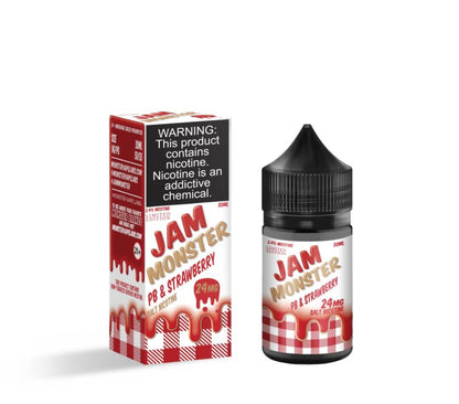 PB & Jam Monster Strawberry By Jam Monster - Salt Nicotine - 30ml (TFN)