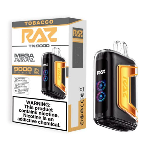 RAZ TN9000 - Tobacco | America's No.1 Online Vape Shop – Price Point NY