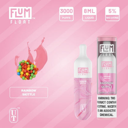 FLUM FLOAT RAINBOW SKITTLE 3000 PUFF DISPOSABLE - PRICE POINT NY