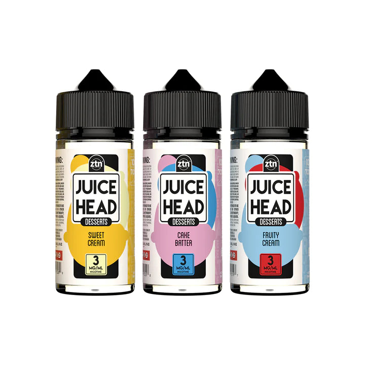 dessert vape juice Head Desserts 100ml Included Nicotine Shots:2 Salt Nicotine Shot (3mg) abstract Breeze Vape Amazon: Detailed