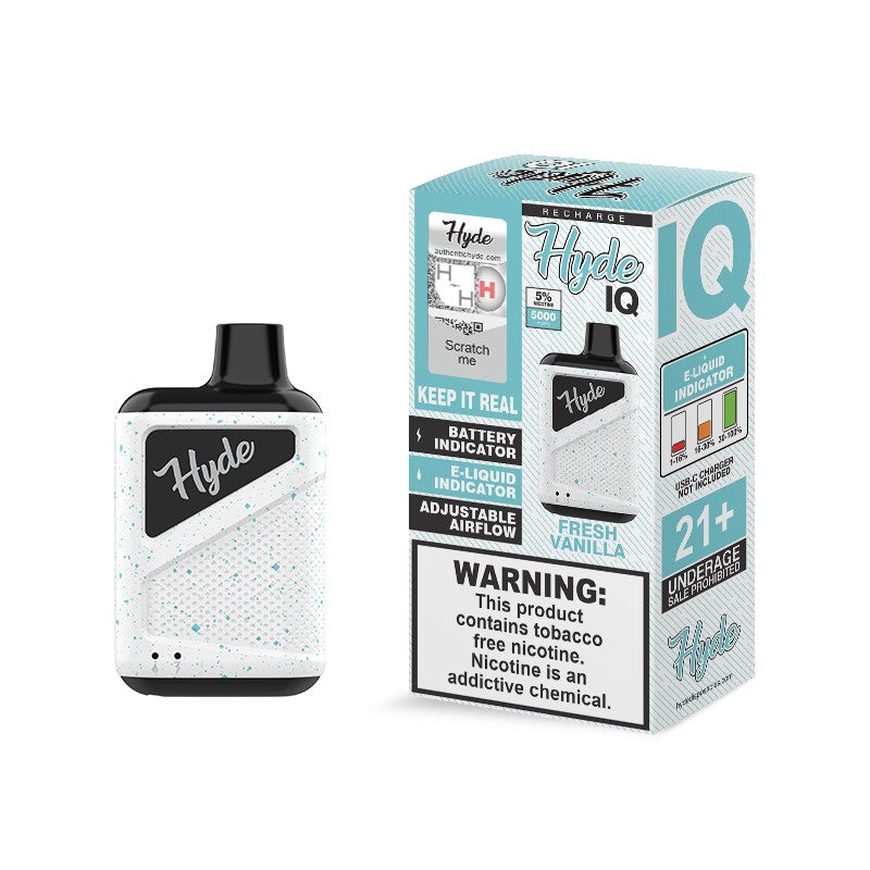 hyde vape review IQ - Fresh Vanilla Color:Orange Tattoo Year_1994 Sour Mango Pineapple Foger