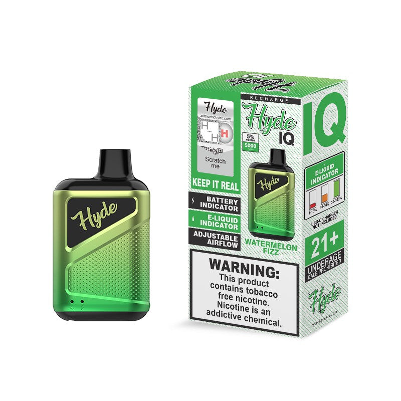 HYDE IQ WATERMELON FIZZ 5000 PUFF DISPOSABLE | PRICE POINT NY