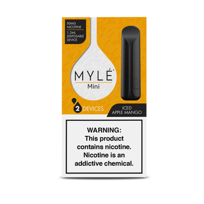 MYLE Mini Iced Apple Mango Package