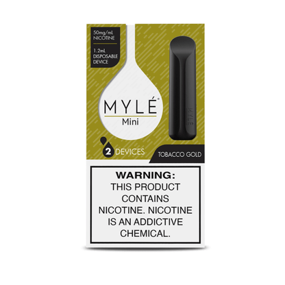 MYLE Mini Tobacco Gold Package