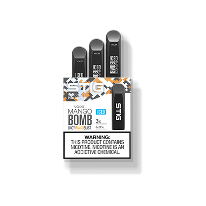 STIG VGOD Iced Mango Bomb | 3-Pack | 6% Nicotine